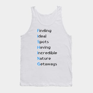 Fishing Acronym Tank Top